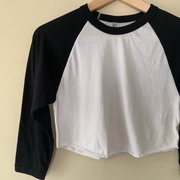 AA Cropped Baseball Top - Picture 2 of 5
